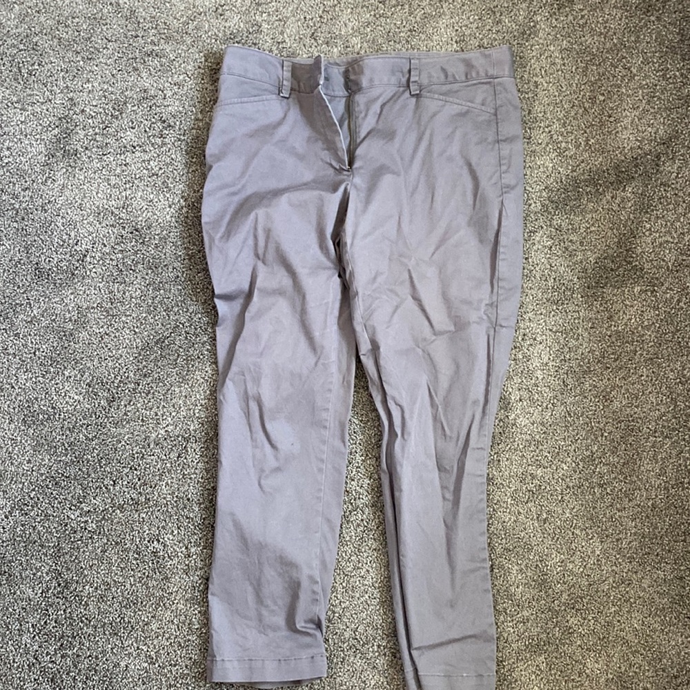 Grey Gray Lands’ End 14P Chino Pants